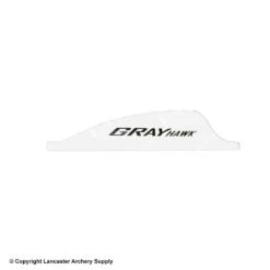 Gray Archery Gray Hawk 1.75" Recurve Vanes -Bearpaw Shop 1032537 white