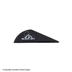 Bohning Black Sky 2" Vanes 9 Bohning Black Sky 2" Vanes -Bearpaw Shop 1033620 black