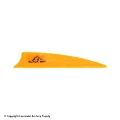 Bohning Black Sky 3" Shield Cut Vane -Bearpaw Shop 1033621 orange