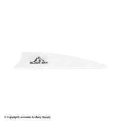 Bohning Black Sky 3" Shield Cut Vane -Bearpaw Shop 1033621 white