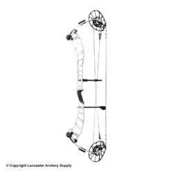 PSE Shootdown Pro Compound Target Bow (E2 Cam) -Bearpaw Shop 1034129 white