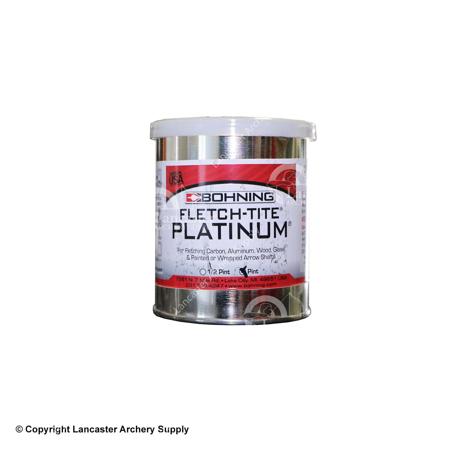 Bohning Fletch-Tite Platinum Glue (Pint Can) 1 Bohning Fletch-Tite Platinum Glue (Pint Can)