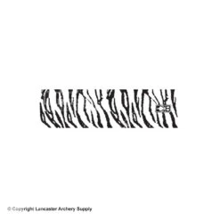 Bohning Tiger Arrow Wraps 4" (Carbon) -Bearpaw Shop 1480048 2021 wht blk