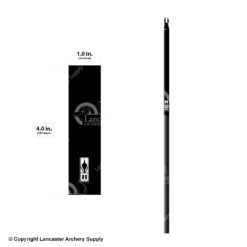 Bohning Solid Color Wrap 4" (Small 17/64) -Bearpaw Shop 1480296 black