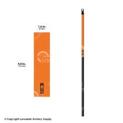 Bohning Solid Color Wrap 4" (Small 17/64) -Bearpaw Shop 1480296 orange