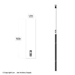 Bohning Solid Color Wrap 4" (Small 17/64) -Bearpaw Shop 1480296 white