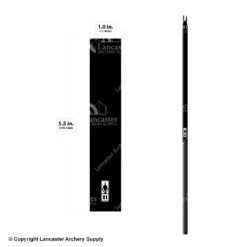 Bohning Solid Color Arrow Wraps 5.5" (Small 17/64) -Bearpaw Shop 1480297 black