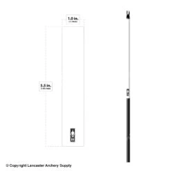 Bohning Solid Color Arrow Wraps 5.5" (Small 17/64) -Bearpaw Shop 1480297 white