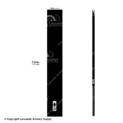 Bohning Solid Color Arrow Wraps 7" (Small 17/64) -Bearpaw Shop 1480298 black