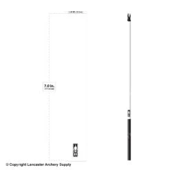 Bohning Solid Color Arrow Wraps 7" (Small 17/64) -Bearpaw Shop 1480298 white