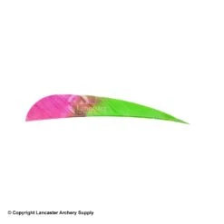 Ozark Eagle Tips 4" Parabolic Feather -Bearpaw Shop 1610023 green pink