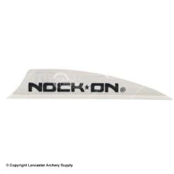 AAE Plastifletch Max PM 2.0 Vanes W/ Nock On Logo -Bearpaw Shop 1790144 front white