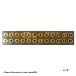 Gunstar Tail Numbers -Bearpaw Shop 2010017 gold