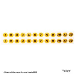 Gunstar Tail Numbers -Bearpaw Shop 2010017 yellow