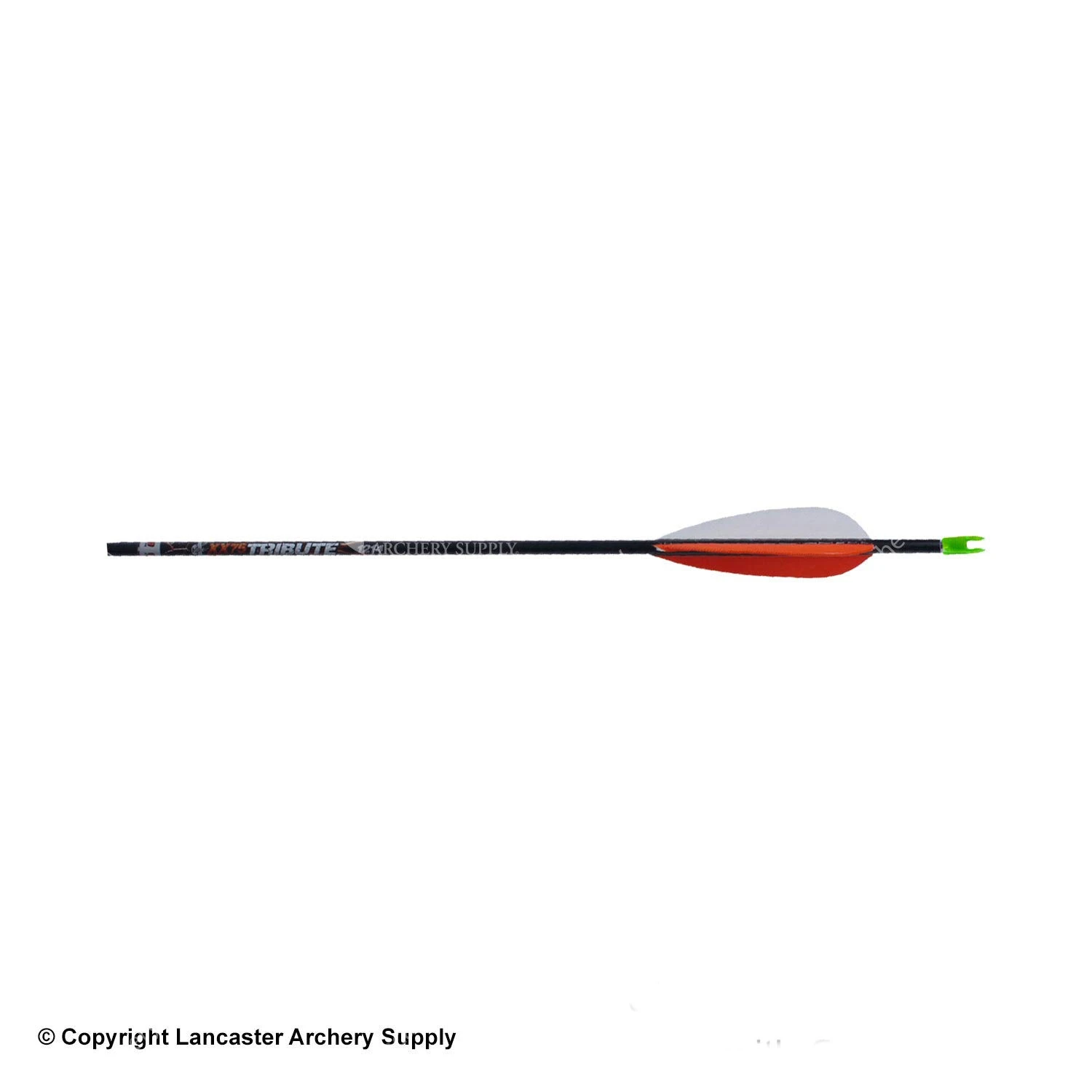 Easton Tribute Fletched Arrow W/ 3" Feathers 1 Easton Tribute Fletched Arrow W/ 3" Feathers