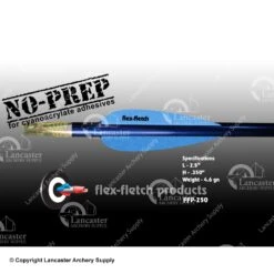Flex-Fletch FFP-250 No-Prep Vanes -Bearpaw Shop 2210041 pearlblue