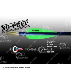 Flex-Fletch FFP-250 No-Prep Vanes -Bearpaw Shop 2210041 pearlgreen