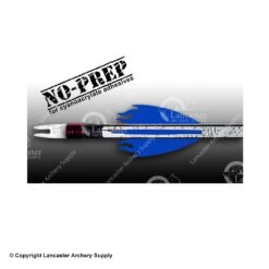 Flex-Fletch Flame No-Prep Vanes -Bearpaw Shop 2210049 floblue