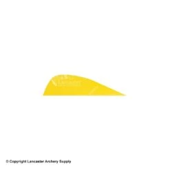 Gateway 2 1/2" Parabolic Feather -Bearpaw Shop 2270035 yellow