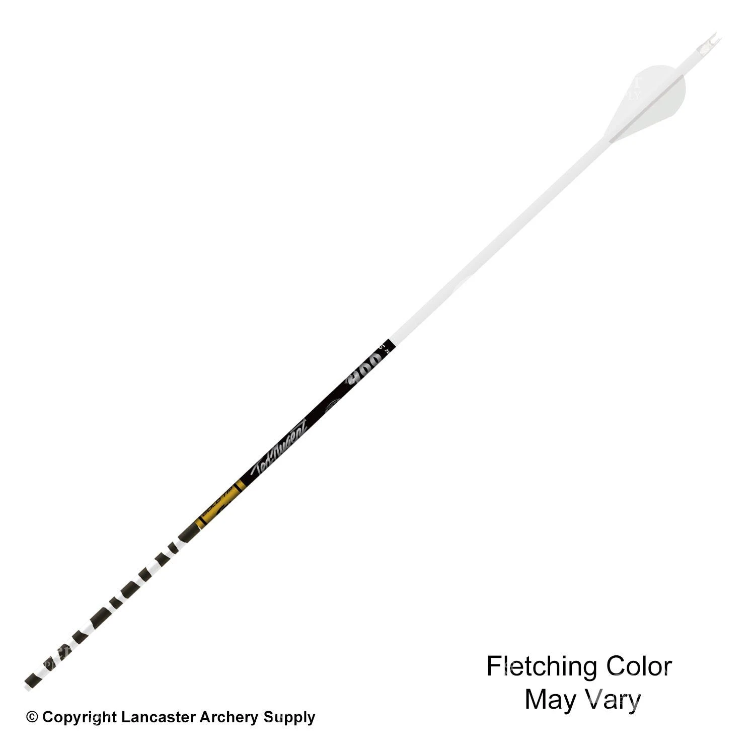 Gold Tip Ted Nugent Signature Series Arrows (White Zebra) 2 Gold Tip Ted Nugent Signature Series Arrows (White Zebra) - Image 2