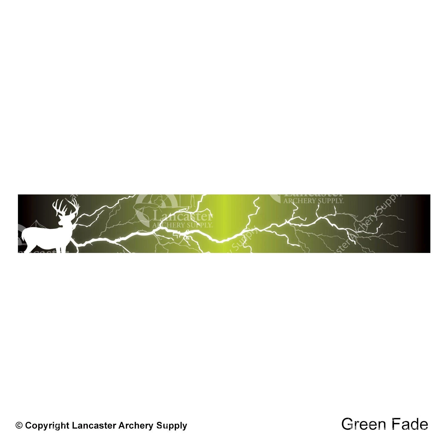 LVE Lightning Whitetail Fade Arrow Wraps (7") 4 LVE Lightning Whitetail Fade Arrow Wraps (7") - Image 4