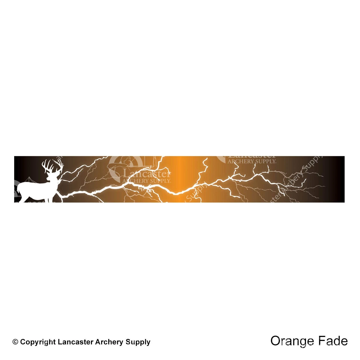 LVE Lightning Whitetail Fade Arrow Wraps (7") 3 LVE Lightning Whitetail Fade Arrow Wraps (7") - Image 3