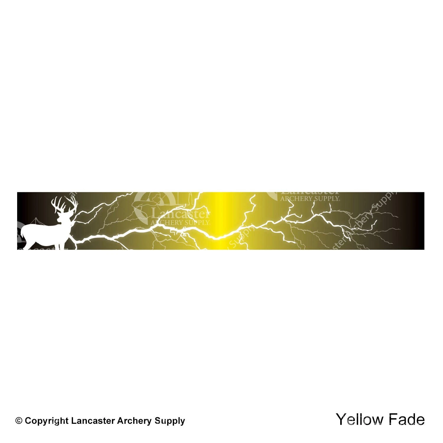 LVE Lightning Whitetail Fade Arrow Wraps (7") 1 LVE Lightning Whitetail Fade Arrow Wraps (7")