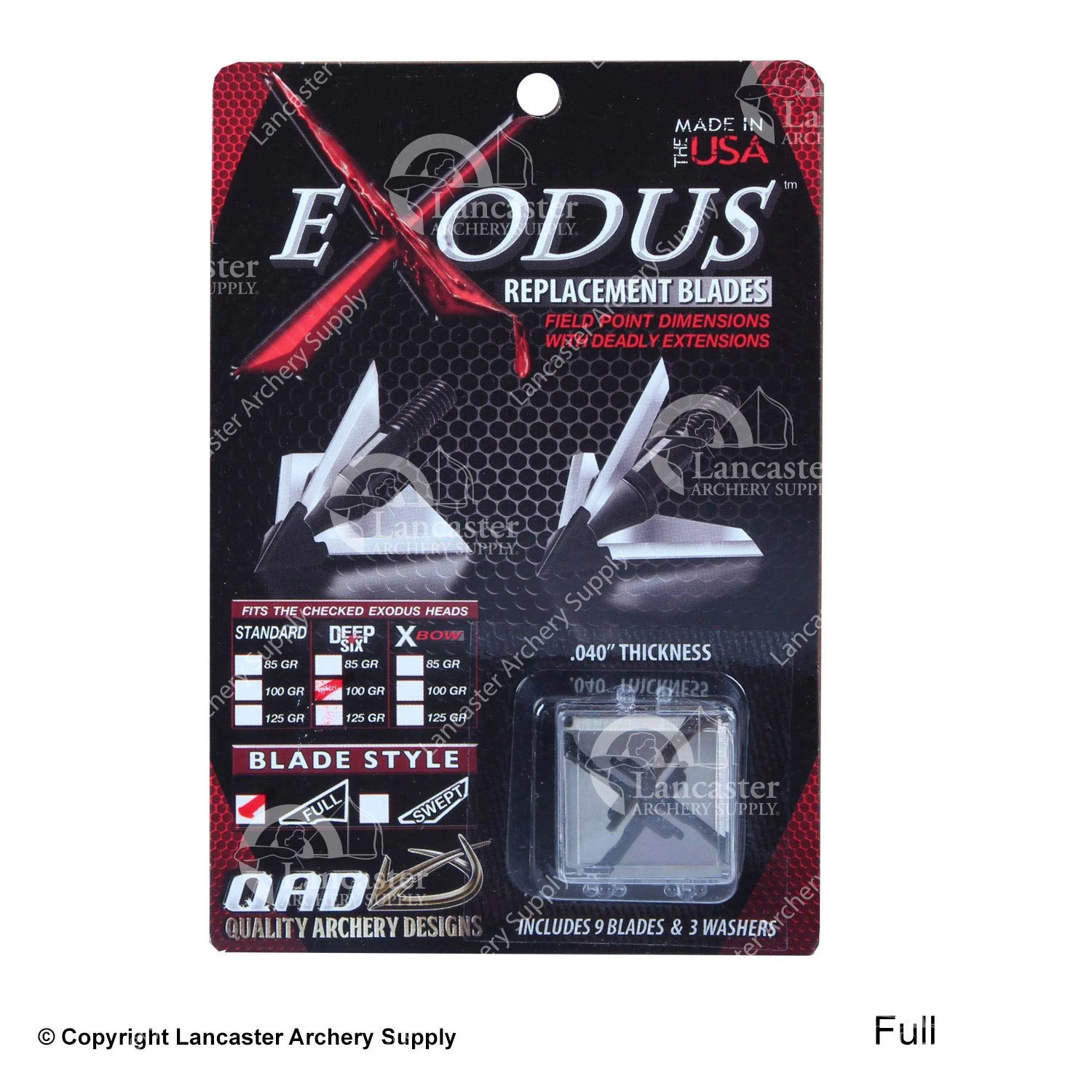 QAD Exodus Replacement Blades (Deep Six) 2 QAD Exodus Replacement Blades (Deep Six) - Image 2