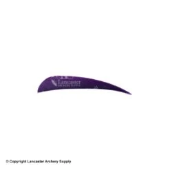 Trueflight 4" RW Round Back Feather -Bearpaw Shop 5200004 purple