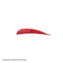 Trueflight 4" RW Round Back Feather -Bearpaw Shop 5200004 scarlet