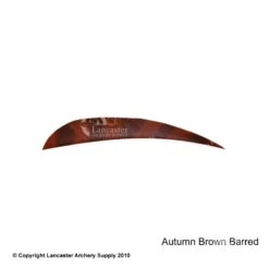 Trueflight Barred 4" RW Round Back Feather -Bearpaw Shop 5200005 barredautumnbrown