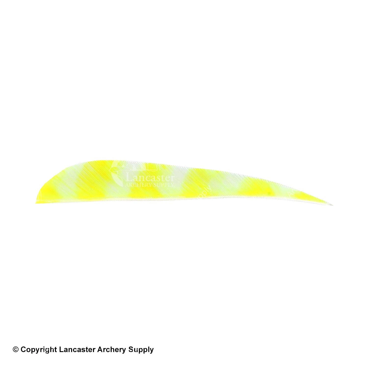 Trueflight Brite Stripes 4" RW Round Back Feather 3 Trueflight Brite Stripes 4" RW Round Back Feather - Image 3