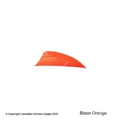 Trueflight 2" Shield Back RW HP Feather -Bearpaw Shop 5200009 blazeorange