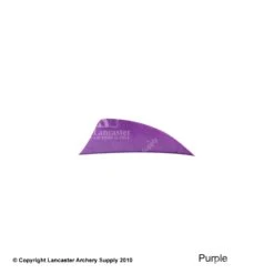 Trueflight 2" Shield Back RW HP Feather -Bearpaw Shop 5200009 purple