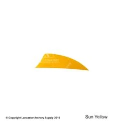 Trueflight 2" Shield Back RW HP Feather -Bearpaw Shop 5200009 sunyellow