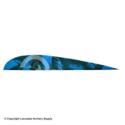 Trueflight Camo 4" RW Round Back Feather -Bearpaw Shop 5200010 blue