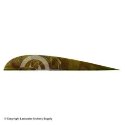 Trueflight Camo 4" RW Round Back Feather -Bearpaw Shop 5200010 leaf