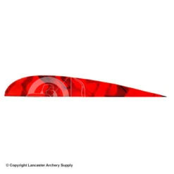 Trueflight Camo 4" RW Round Back Feather -Bearpaw Shop 5200010 orange