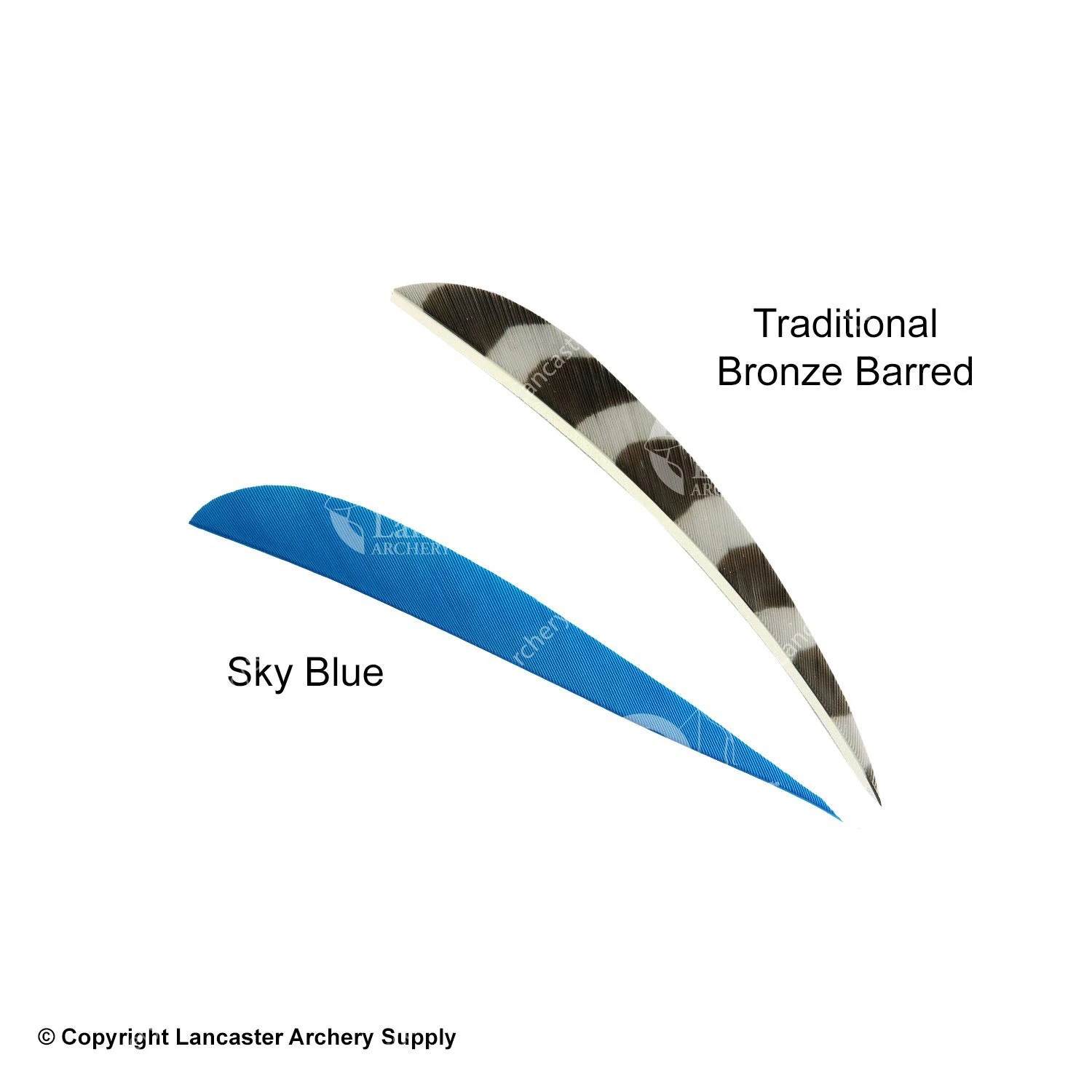 Trueflight 4" Round Back Feathers (18 Count Combo Pack) 8 Trueflight 4" Round Back Feathers (18 Count Combo Pack) - Image 8