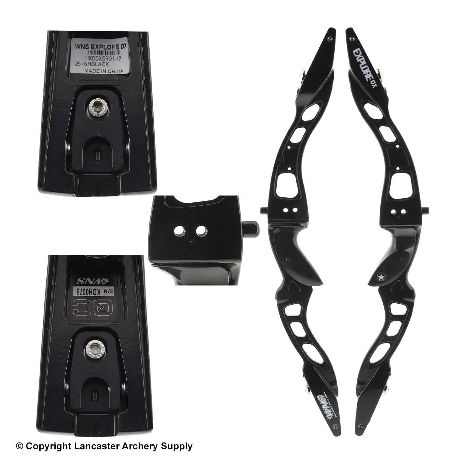 WNS Explore DX 25" Recurve Riser (Open Box X1030462) 2 WNS Explore DX 25" Recurve Riser (Open Box X1030462) - Image 2