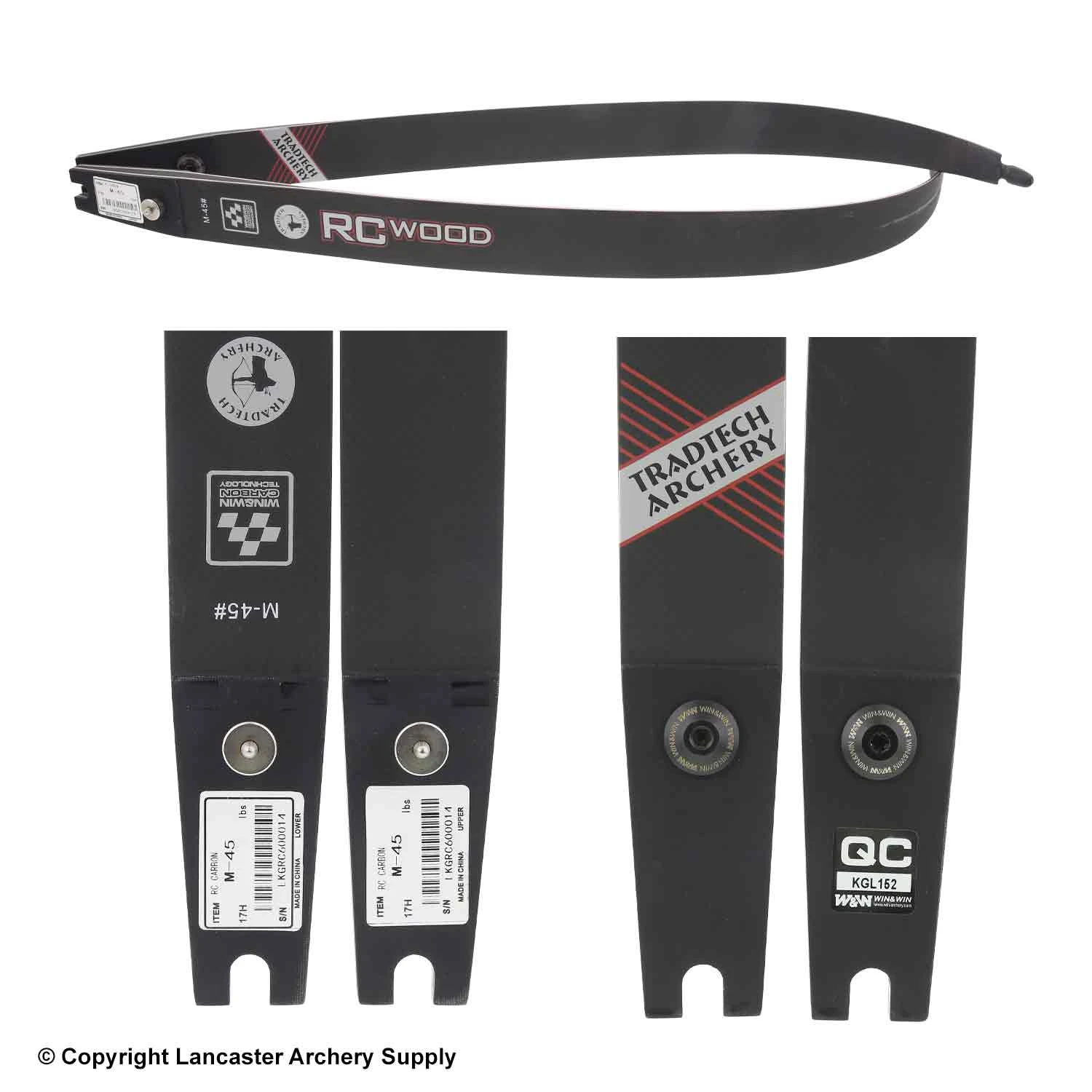 TradTech RC Carbon/Wood Recurve Limbs (Open Box X1031005) 2 TradTech RC Carbon/Wood Recurve Limbs (Open Box X1031005) - Image 2