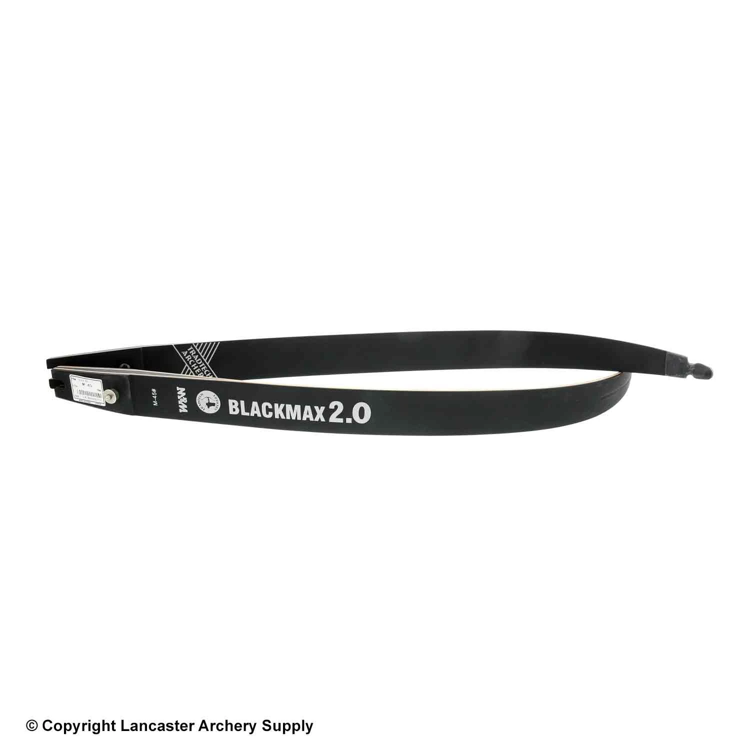 TradTech Black Max 2.0 Glass/Wood Recurve Limbs (Open Box X1031037) 1 TradTech Black Max 2.0 Glass/Wood Recurve Limbs (Open Box X1031037)