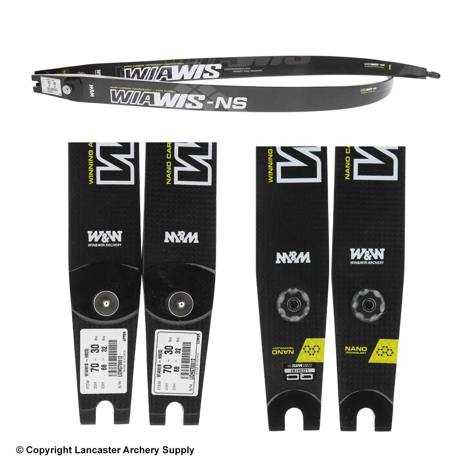 Win&Win WIAWIS NS Recurve Limbs (Clearance X1031999) 2 Win&Win WIAWIS NS Recurve Limbs (Clearance X1031999) - Image 2