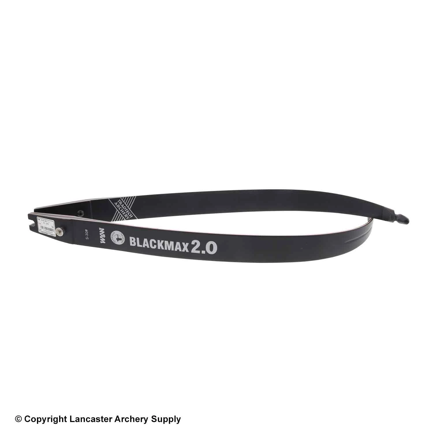 TradTech Black Max 2.0 Glass/Wood Recurve Limbs (Open Box X1032596) 1 TradTech Black Max 2.0 Glass/Wood Recurve Limbs (Open Box X1032596)