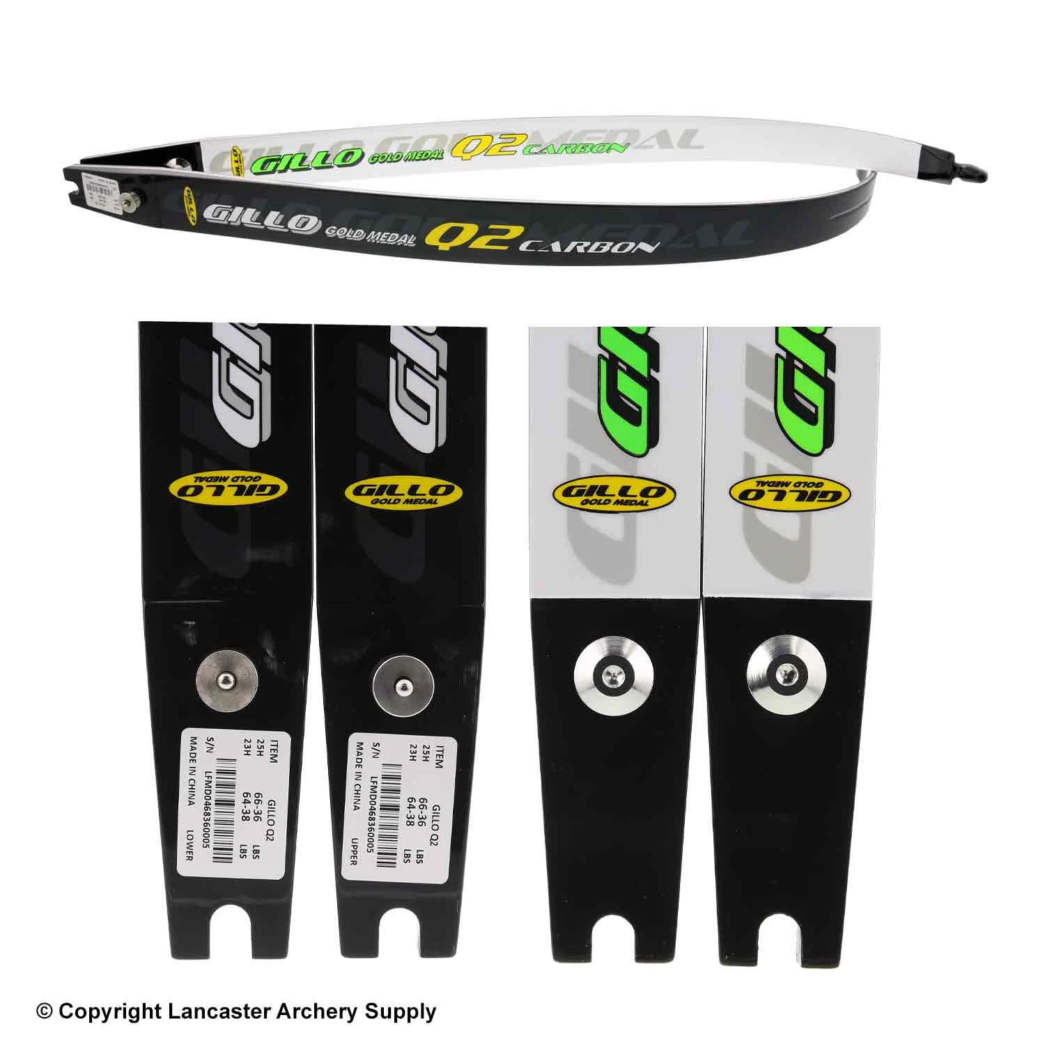 Gillo Q2 Recurve Limb (Open Box X1032907) 2 Gillo Q2 Recurve Limb (Open Box X1032907) - Image 2