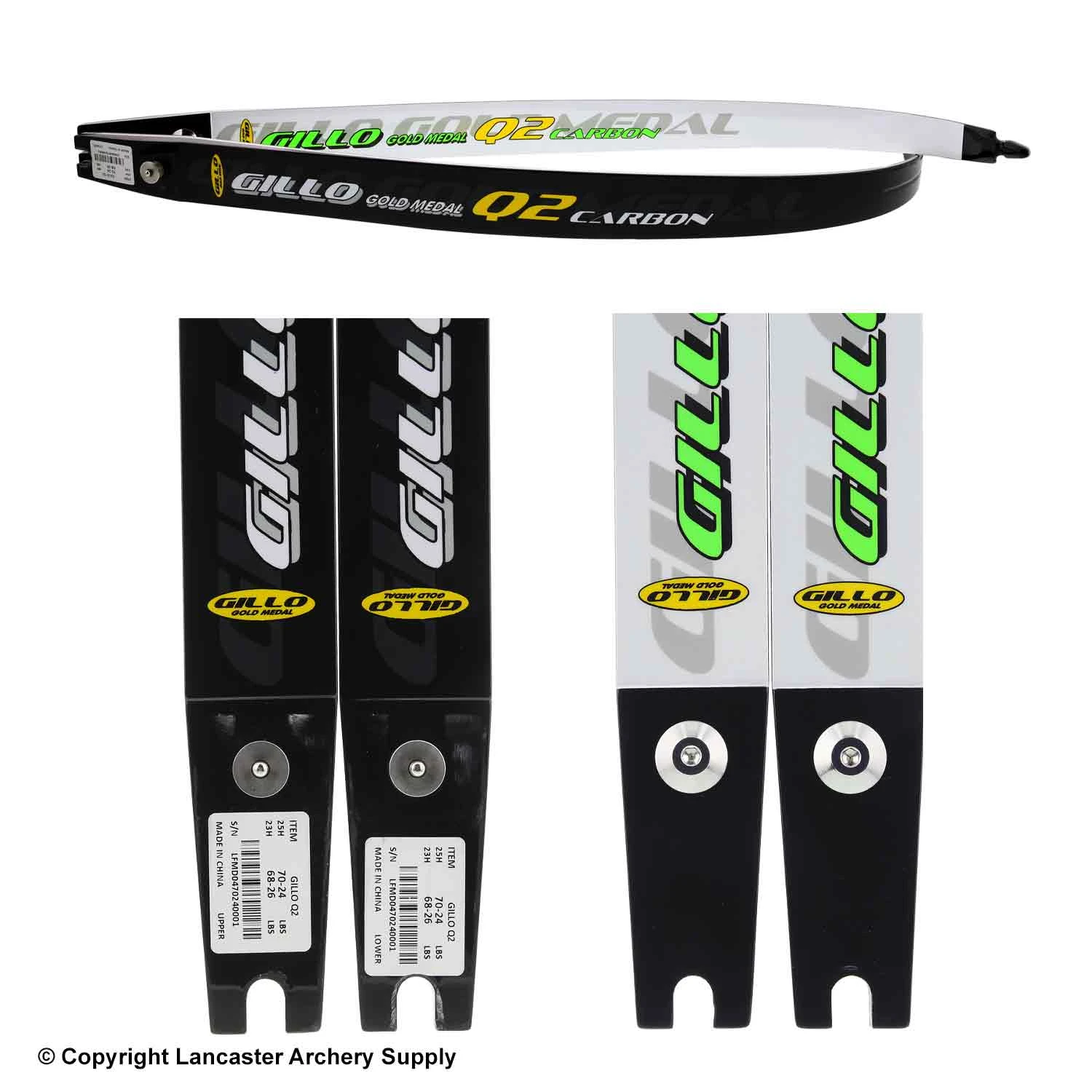 Gillo Q2 Recurve Limb (Open Box X1032925) 2 Gillo Q2 Recurve Limb (Open Box X1032925) - Image 2